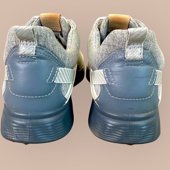 Ecco Womens Leather Golf Shoes Gortex S-Three Spikeless Sz. 9 - 9.5 Wide Cream - Picture 5 of 13